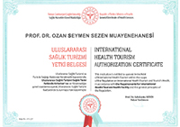 Health Tourism Authorization Certificate